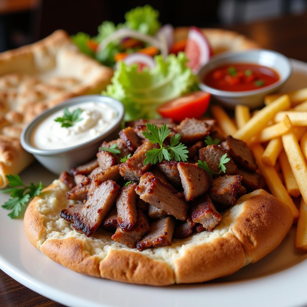 Delicious Gyro Platter at a Jacksonville Restaurant