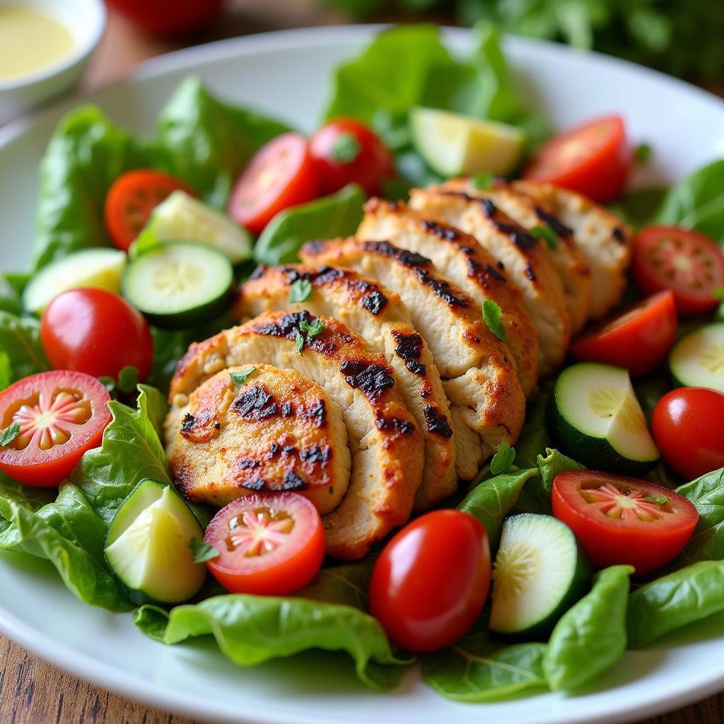 Macro-Friendly Grilled Chicken Salad