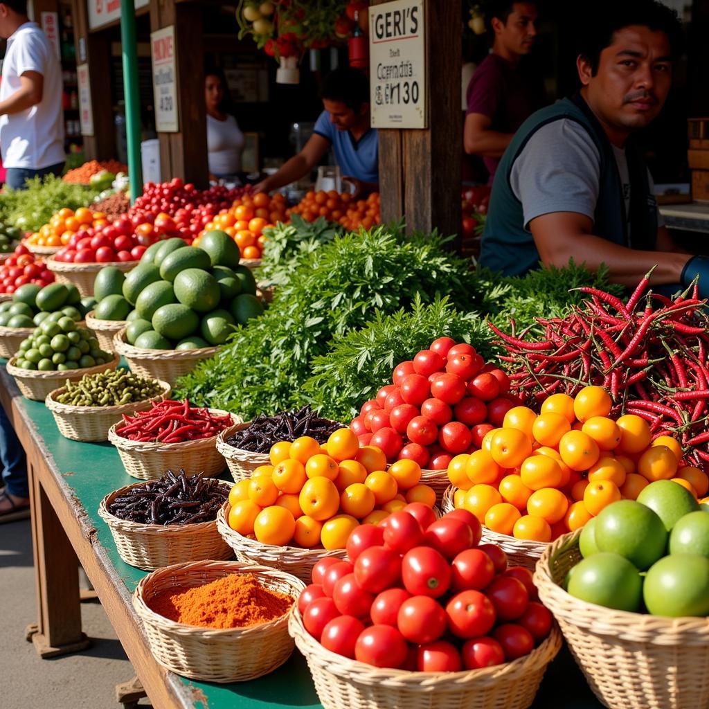 Vibrant Guerrero Food Market