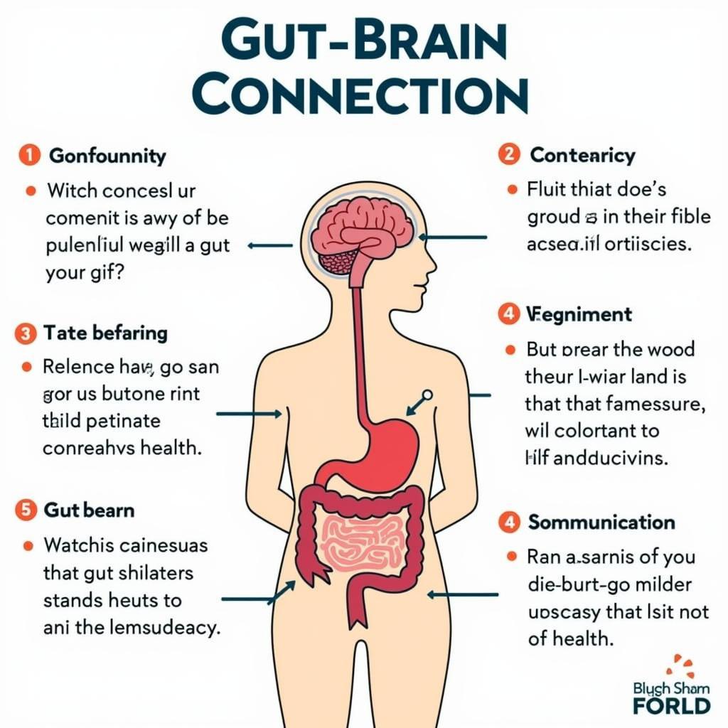 Illustration of Gut-Brain Connection