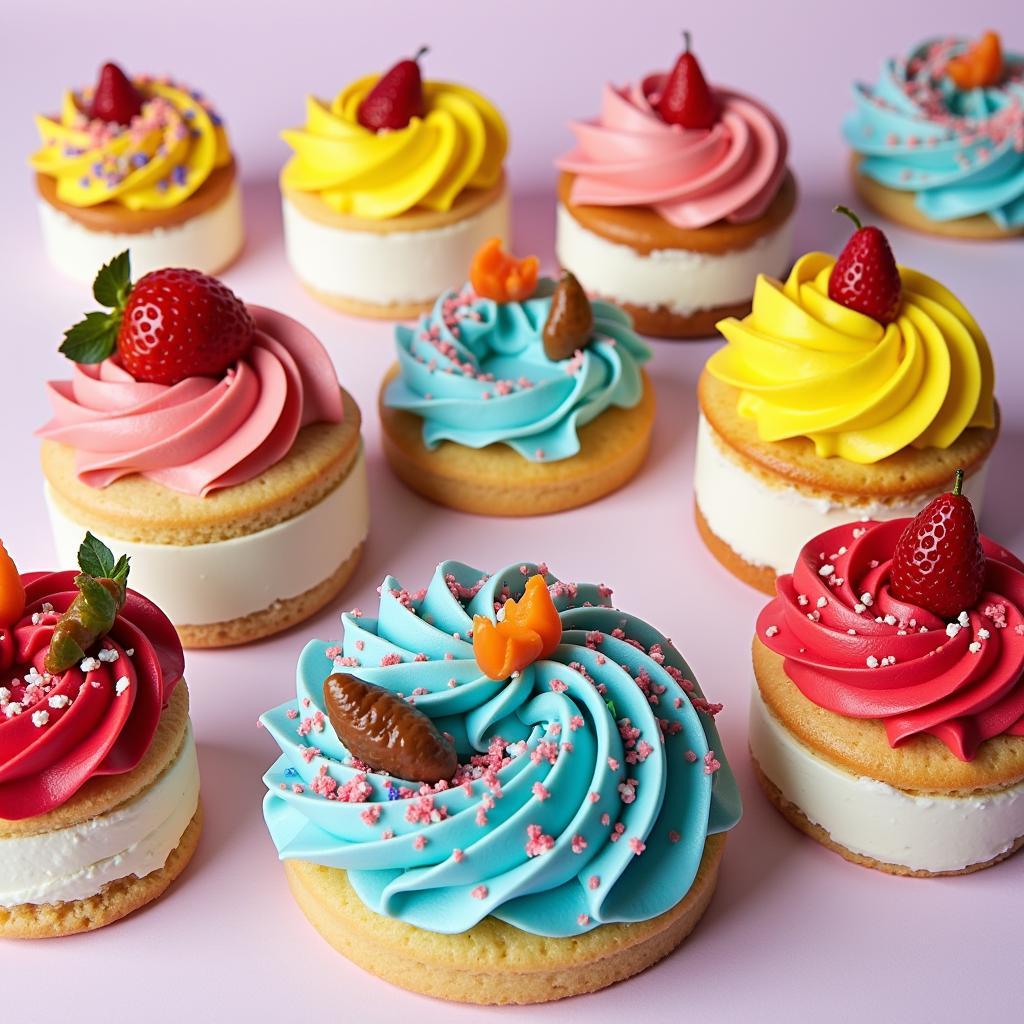 Halal food colouring used in desserts