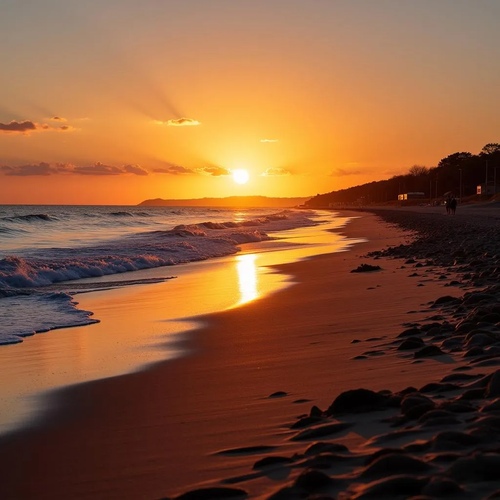 Hamptons Beach Sunset