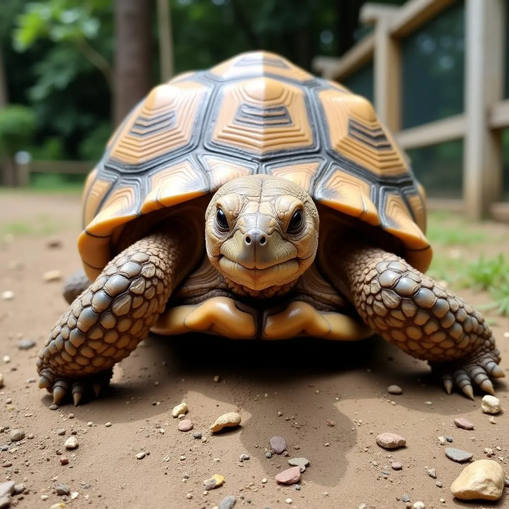 Thriving Grassland Tortoise