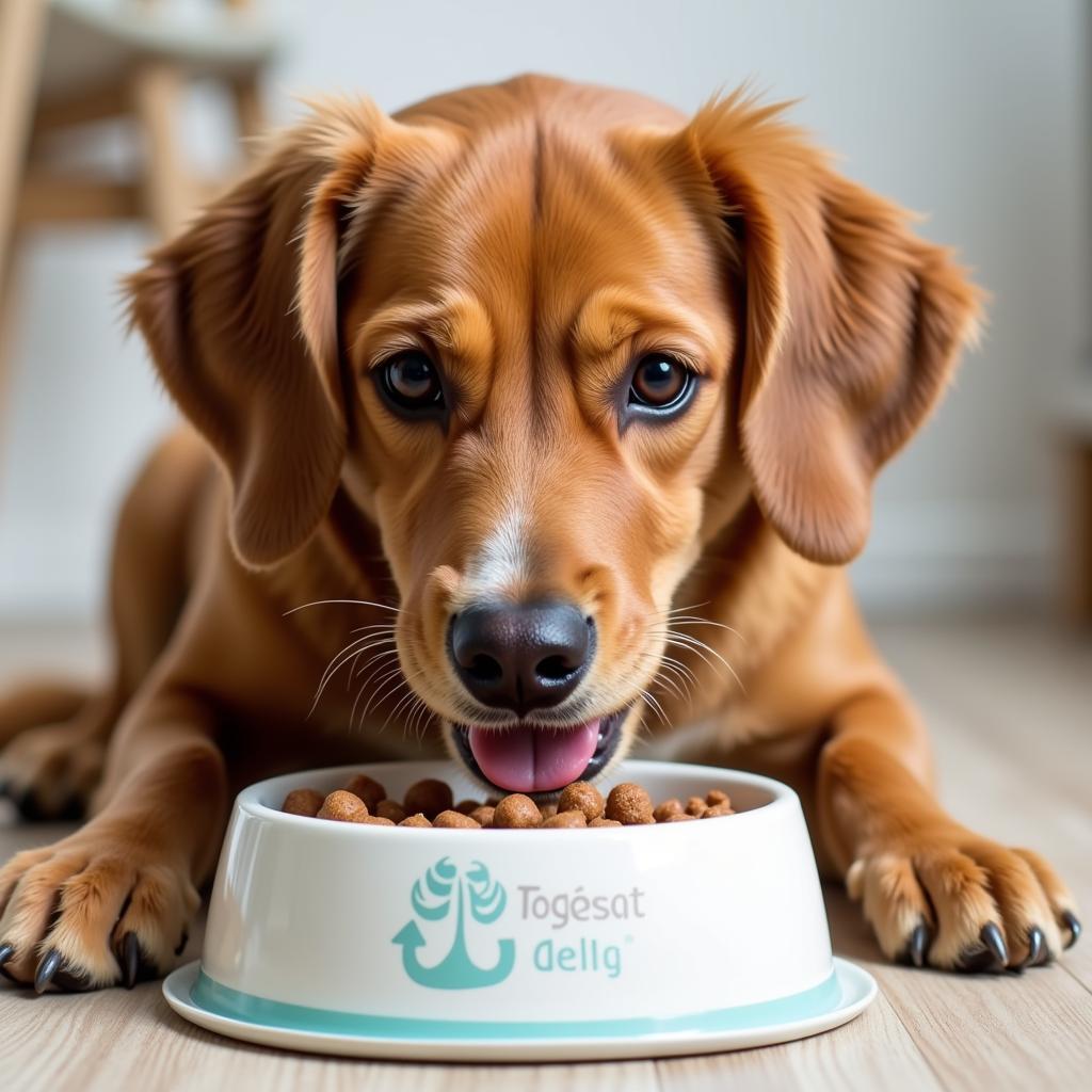 Happy Dog Enjoying Billy Margot Dog Food