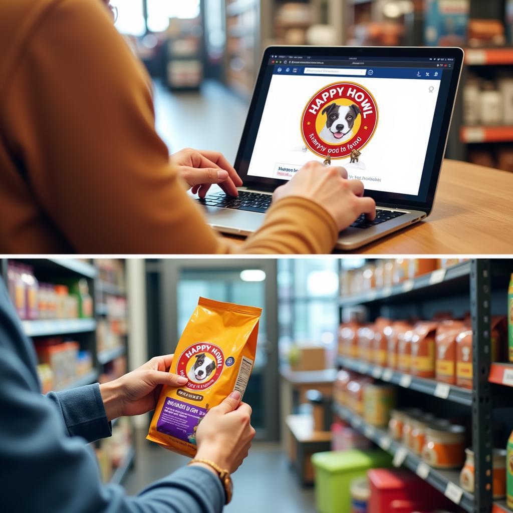 Happy Howl Dog Food: Online vs. Offline Purchase Options