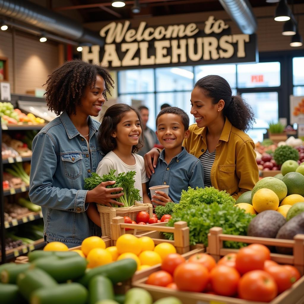 Hazlehurst, MS Residents Shopping for Groceries