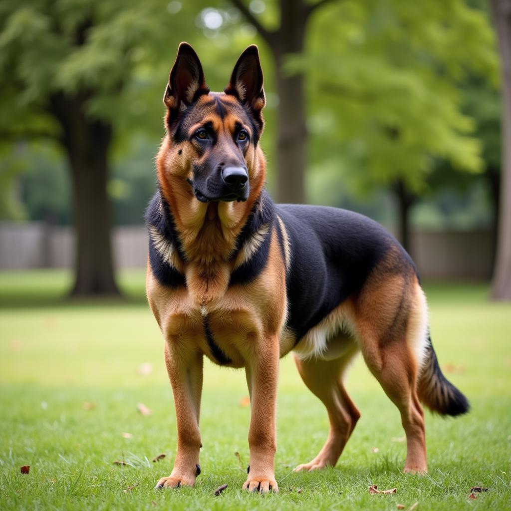 Healthy Adult German Shepherd