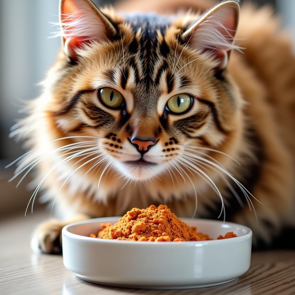 Healthy Cat on Raw Food Diet