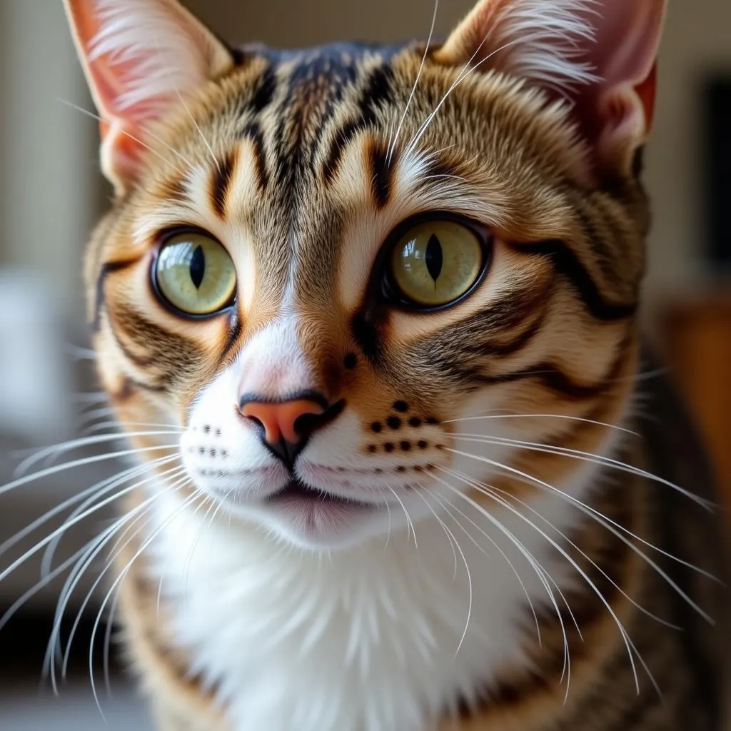 Healthy Cat with Shiny Coat