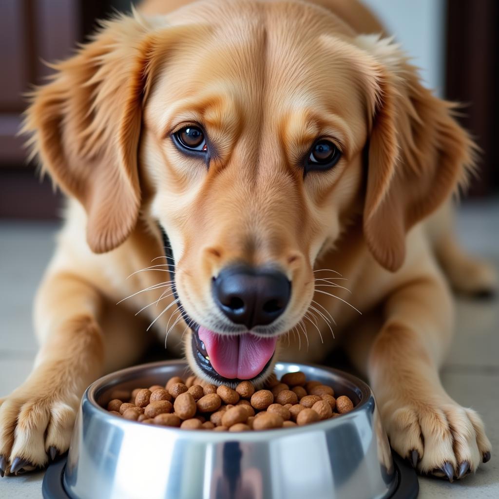 A Happy Dog Enjoys Blue Jack