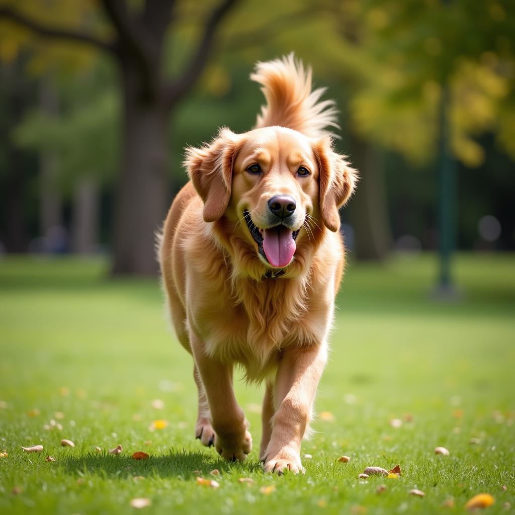 Active Dog on Primal Diet