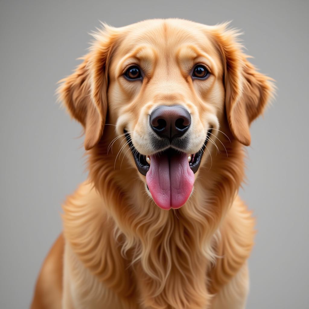 Dog with Shiny Coat