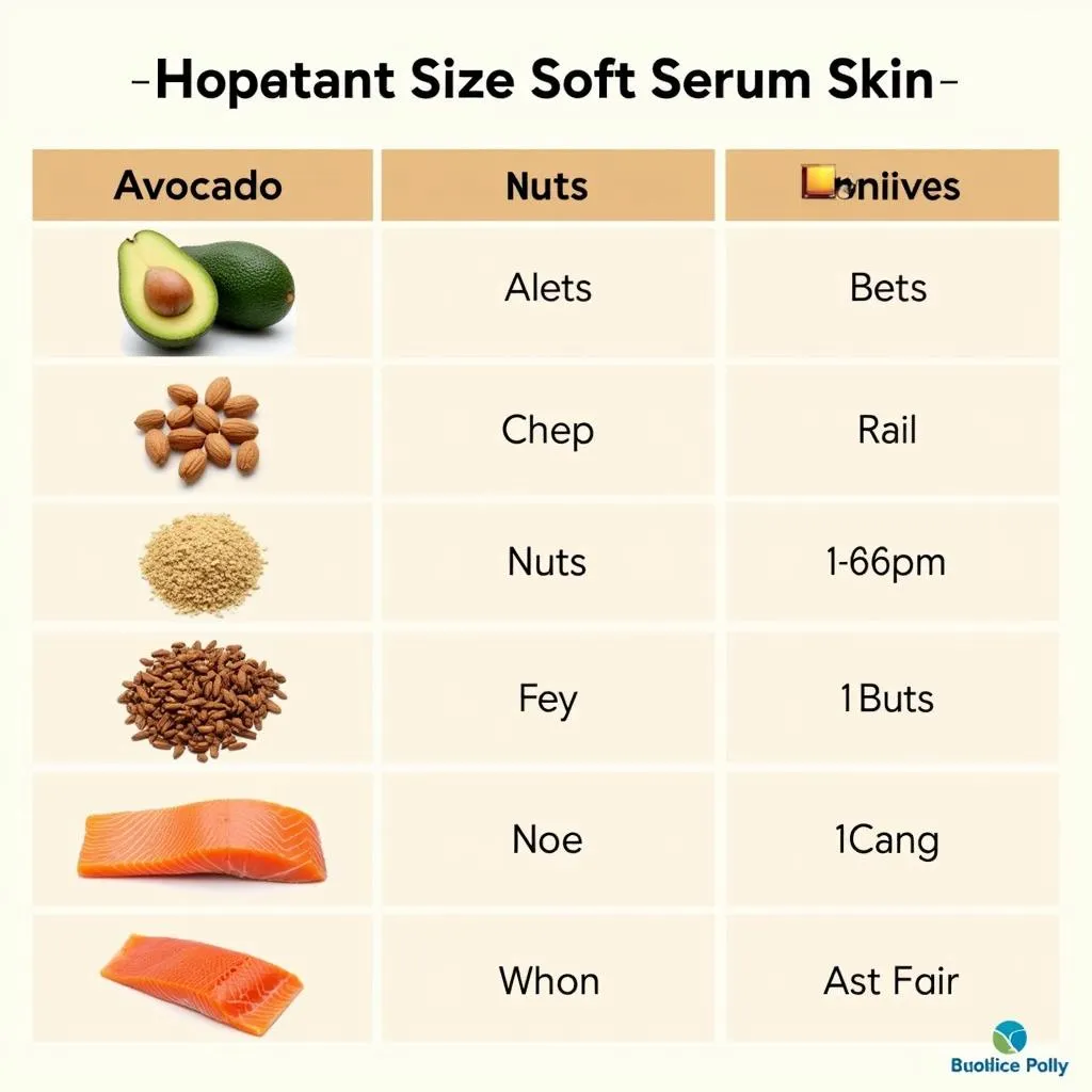 A table with various foods rich in healthy fats