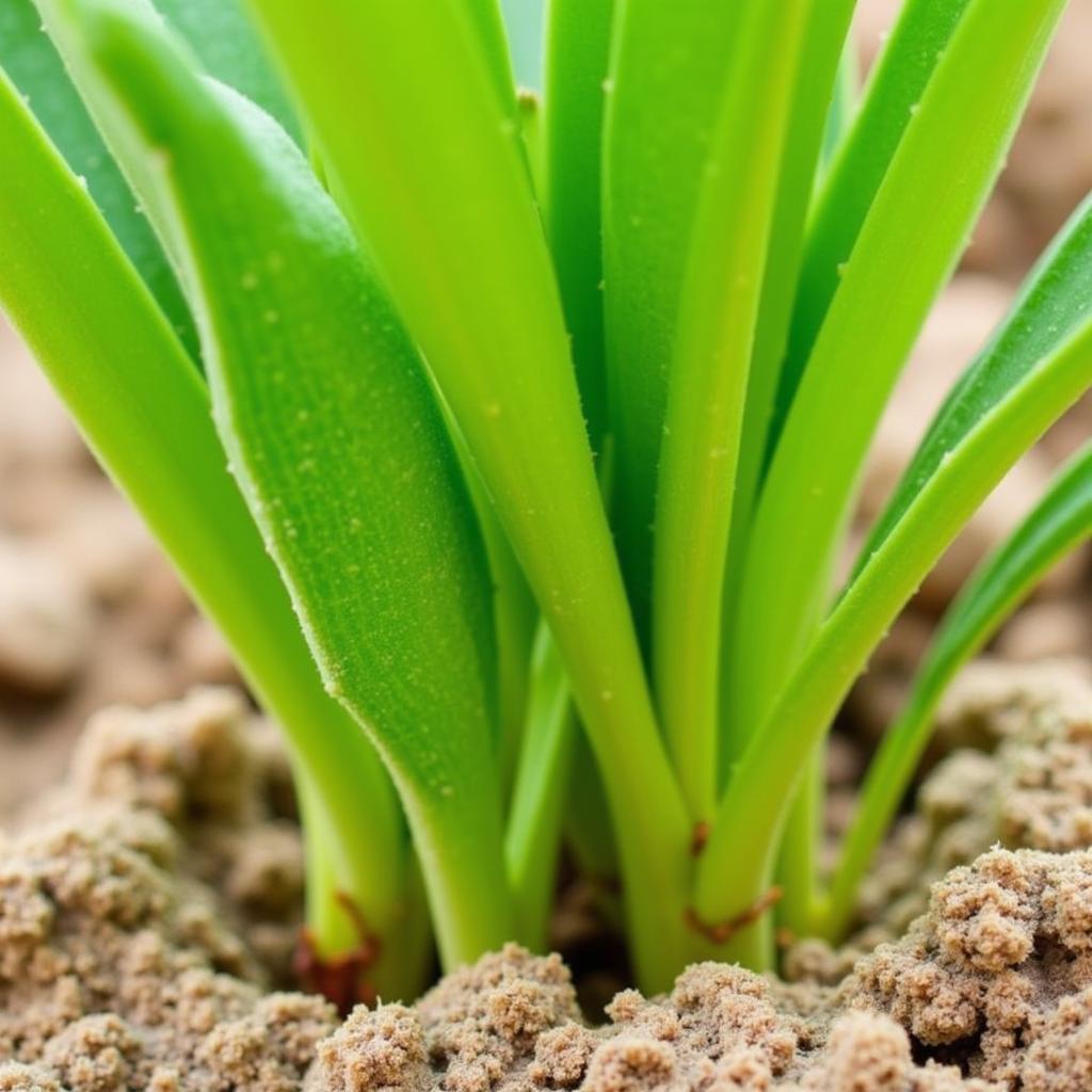 Signs of Healthy Growth in a Sandy Soil Food Plot