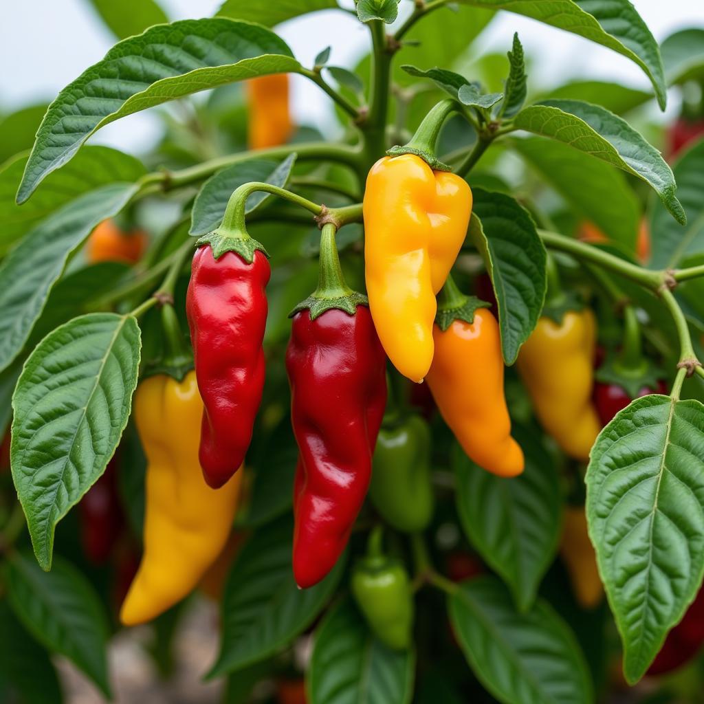 Thriving Pepper Plant