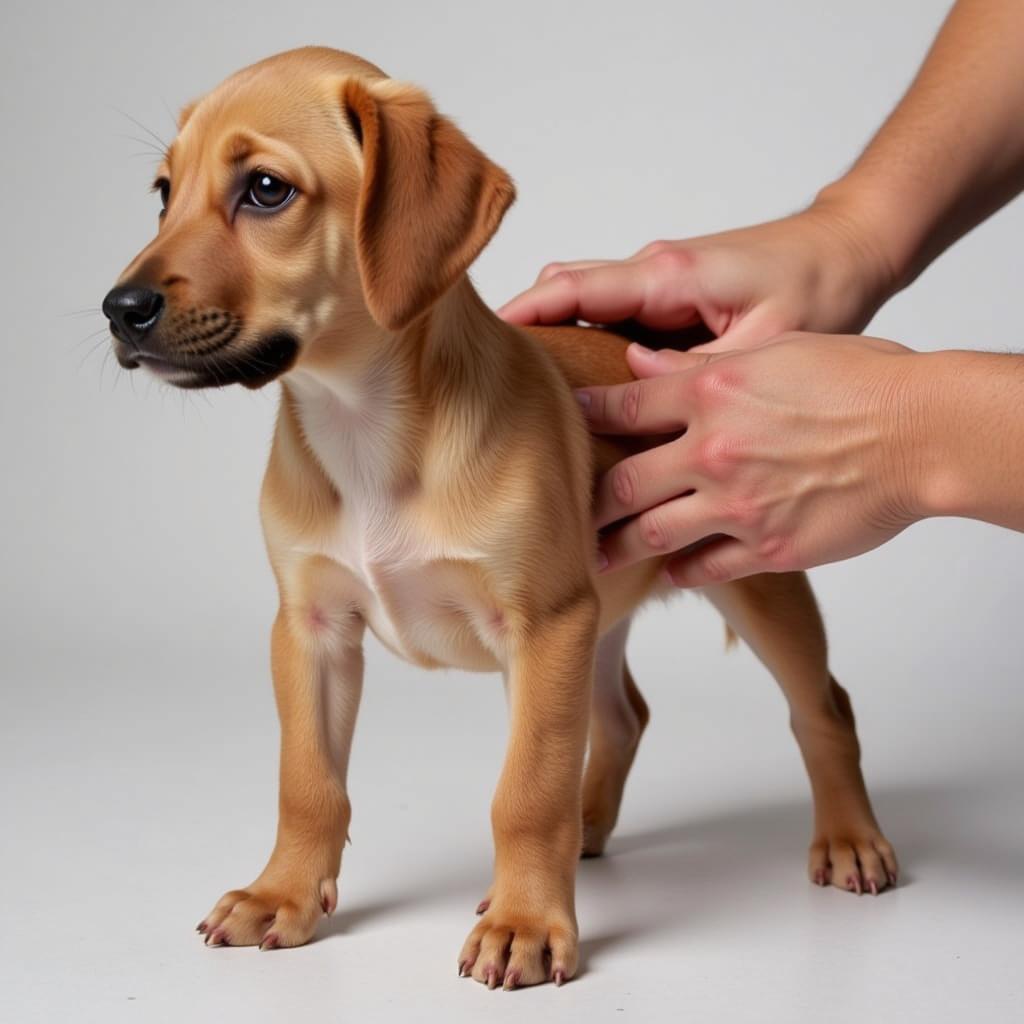 Checking Puppy's Weight