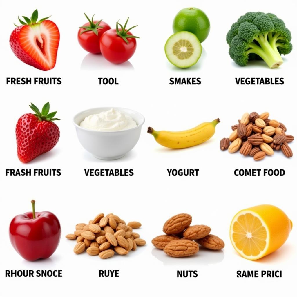 Healthy snack alternatives to sticky foods