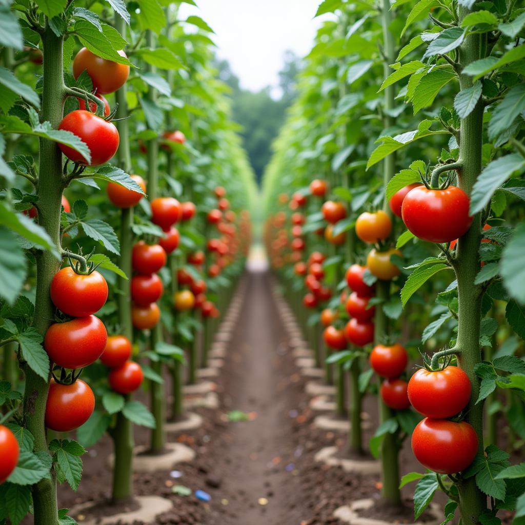 Thriving Tomato Plants with Lilly Miller Morcrop