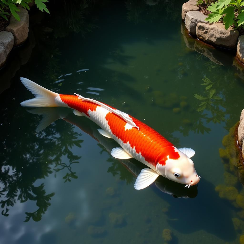 Healthy and Vibrant Koi