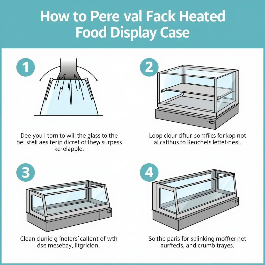 Proper Cleaning and Maintenance of a Heated Food Display Case