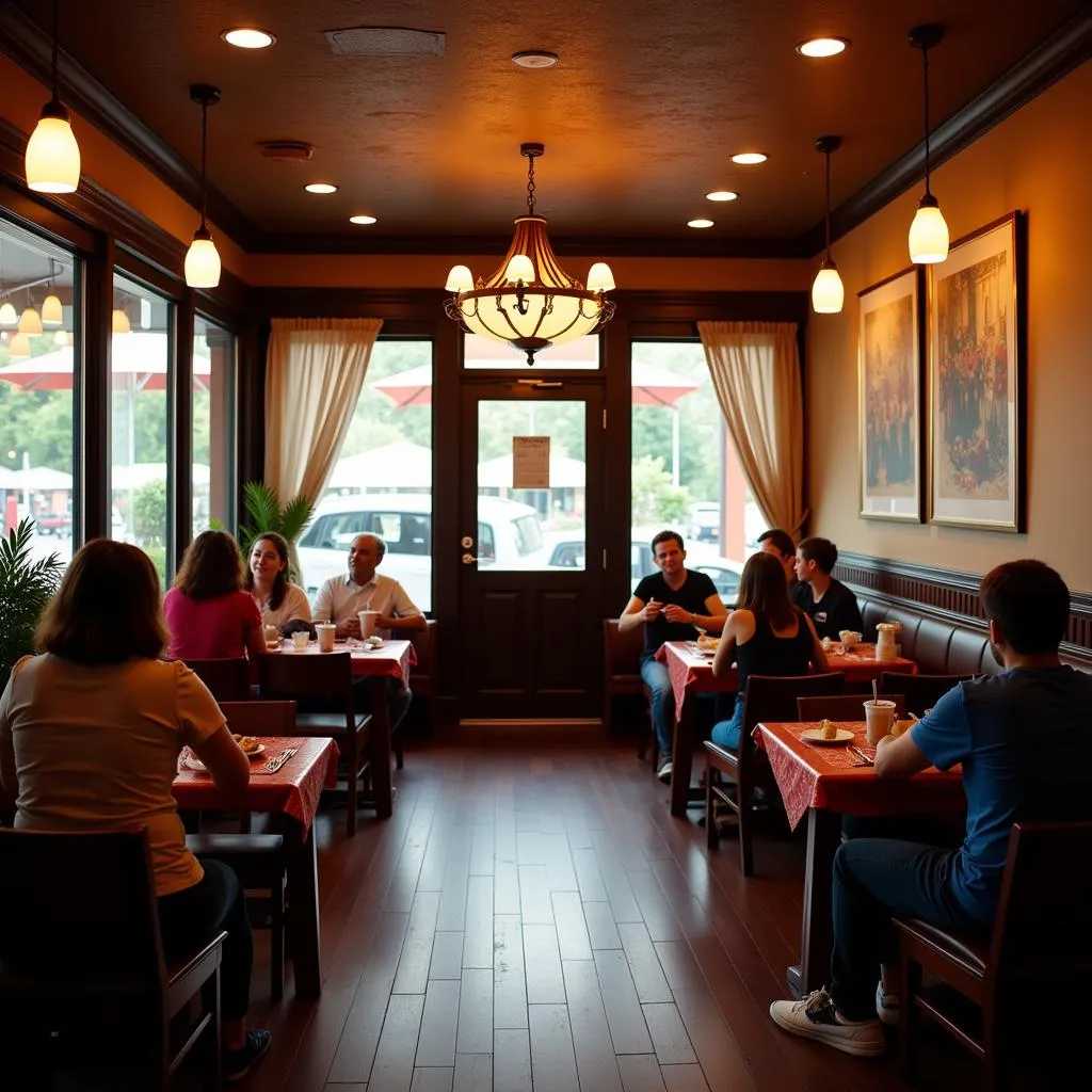 Hinesville, GA Chinese restaurant interior