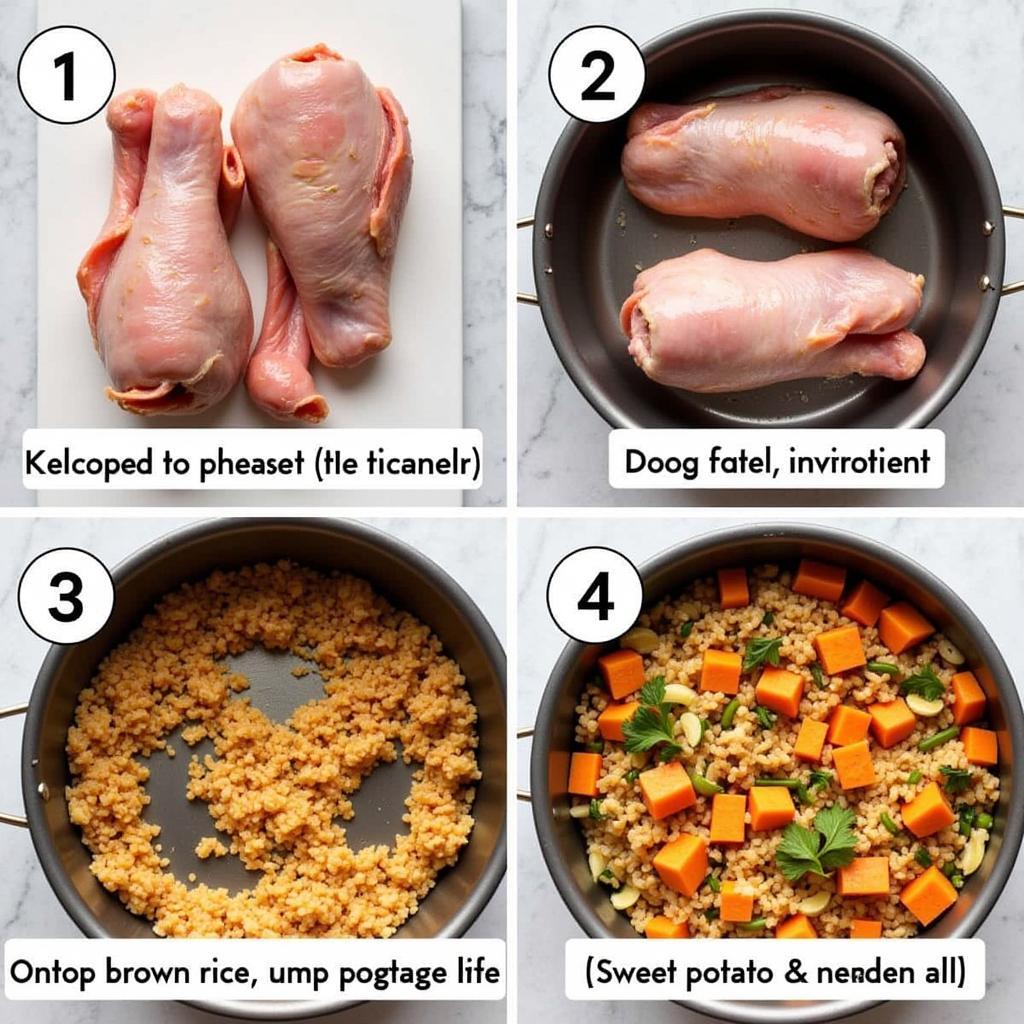 Preparing Nutritious Homemade Pheasant Dog Food