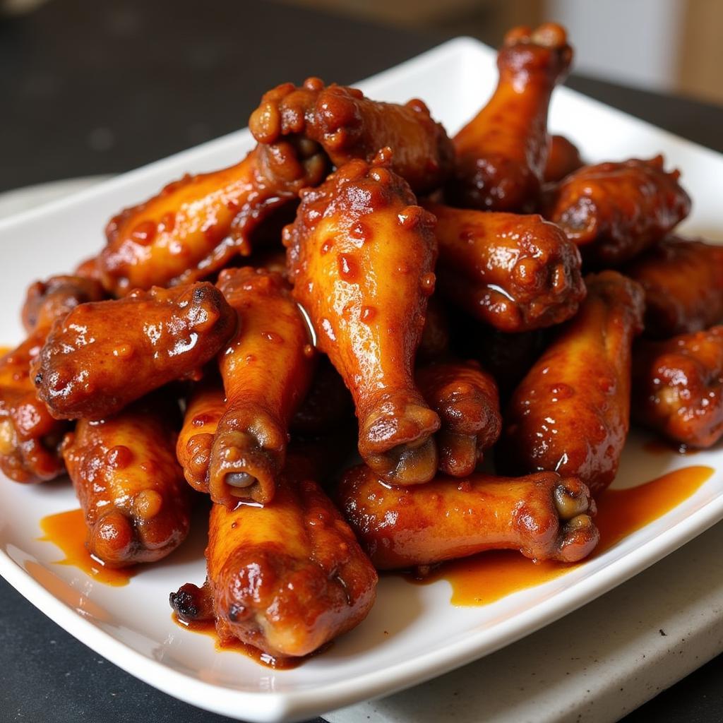 Tamarind Glazed Chicken Wings: A Crowd-Pleasing Treat