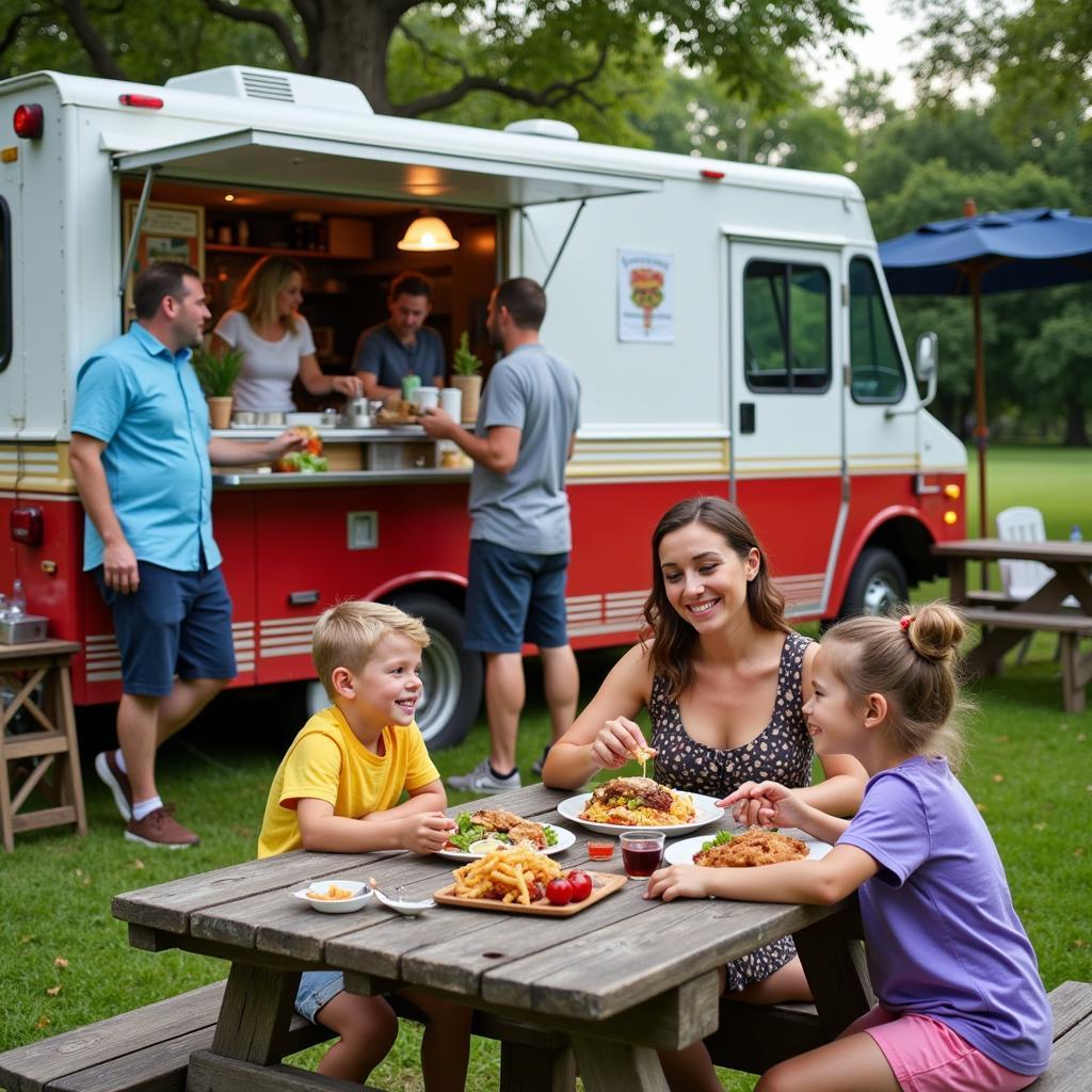 Enjoying Food Truck Delights in Homestead