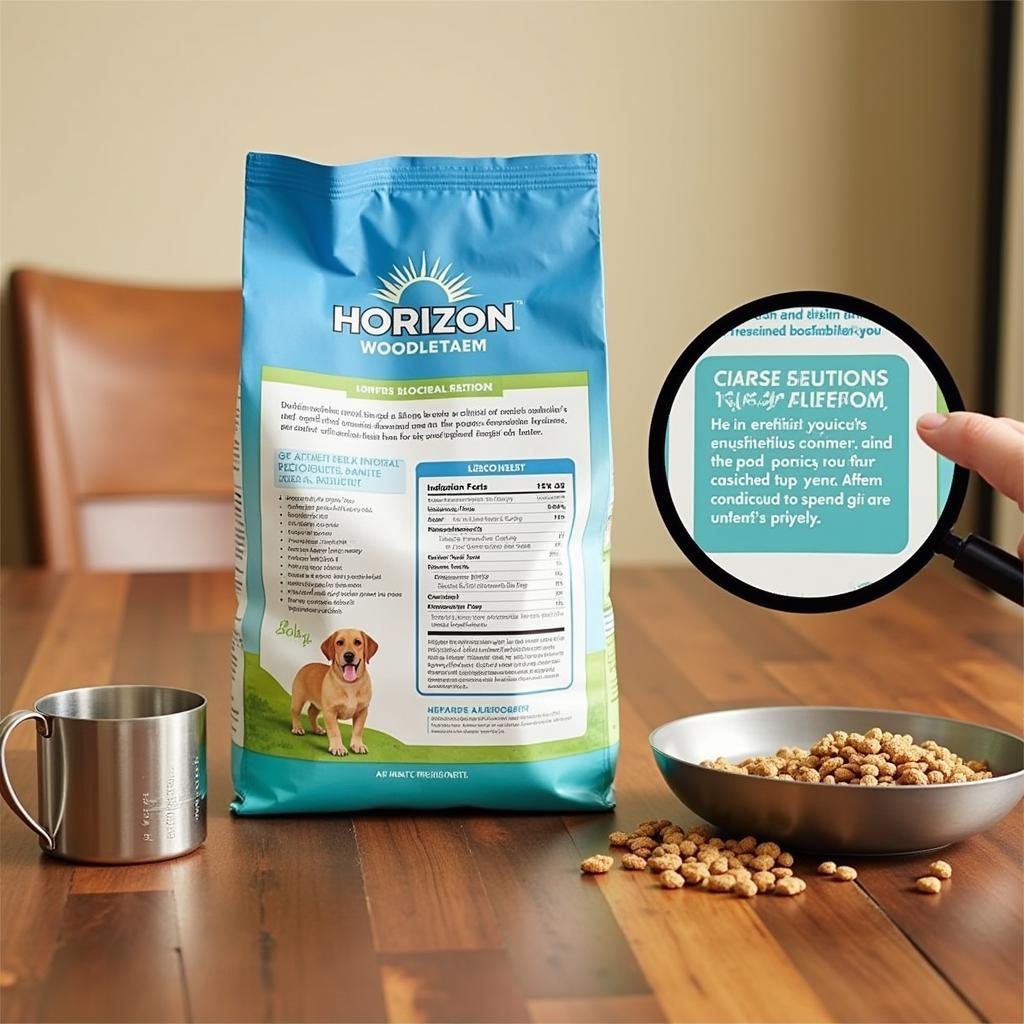 Analyzing a Horizon Puppy Food Label