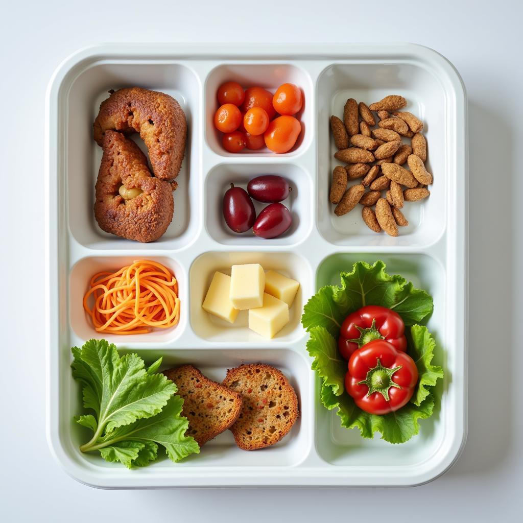 Hospital Food Tray with Spill-Proof Edges