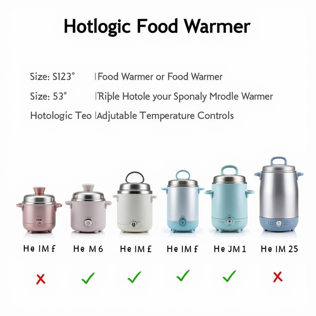 Different Hotlogic Food Warmer Models