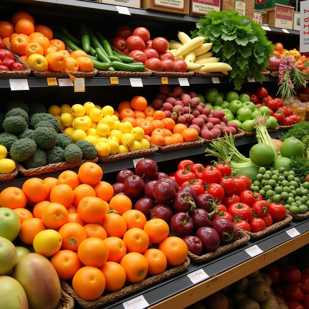 Fresh Produce at Huerta Food Store