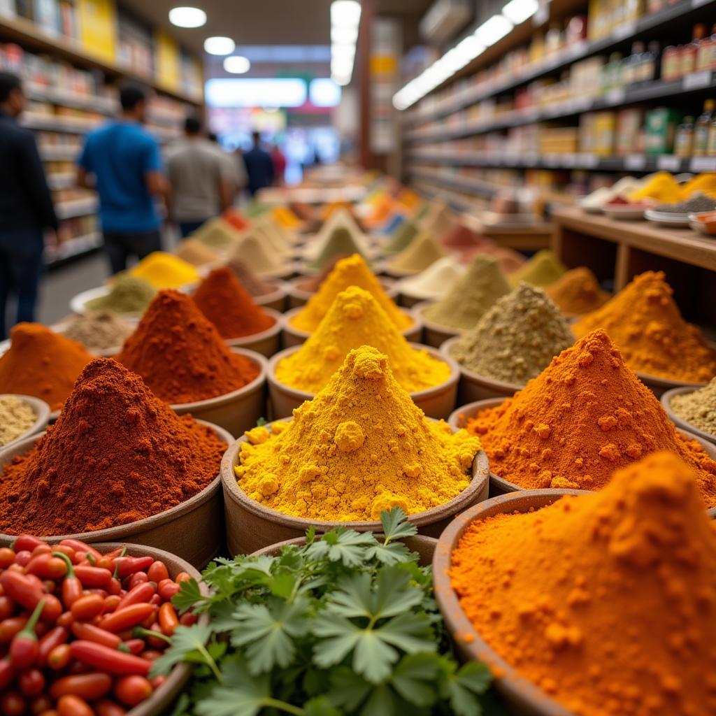 Spices at an Indian Supermarket