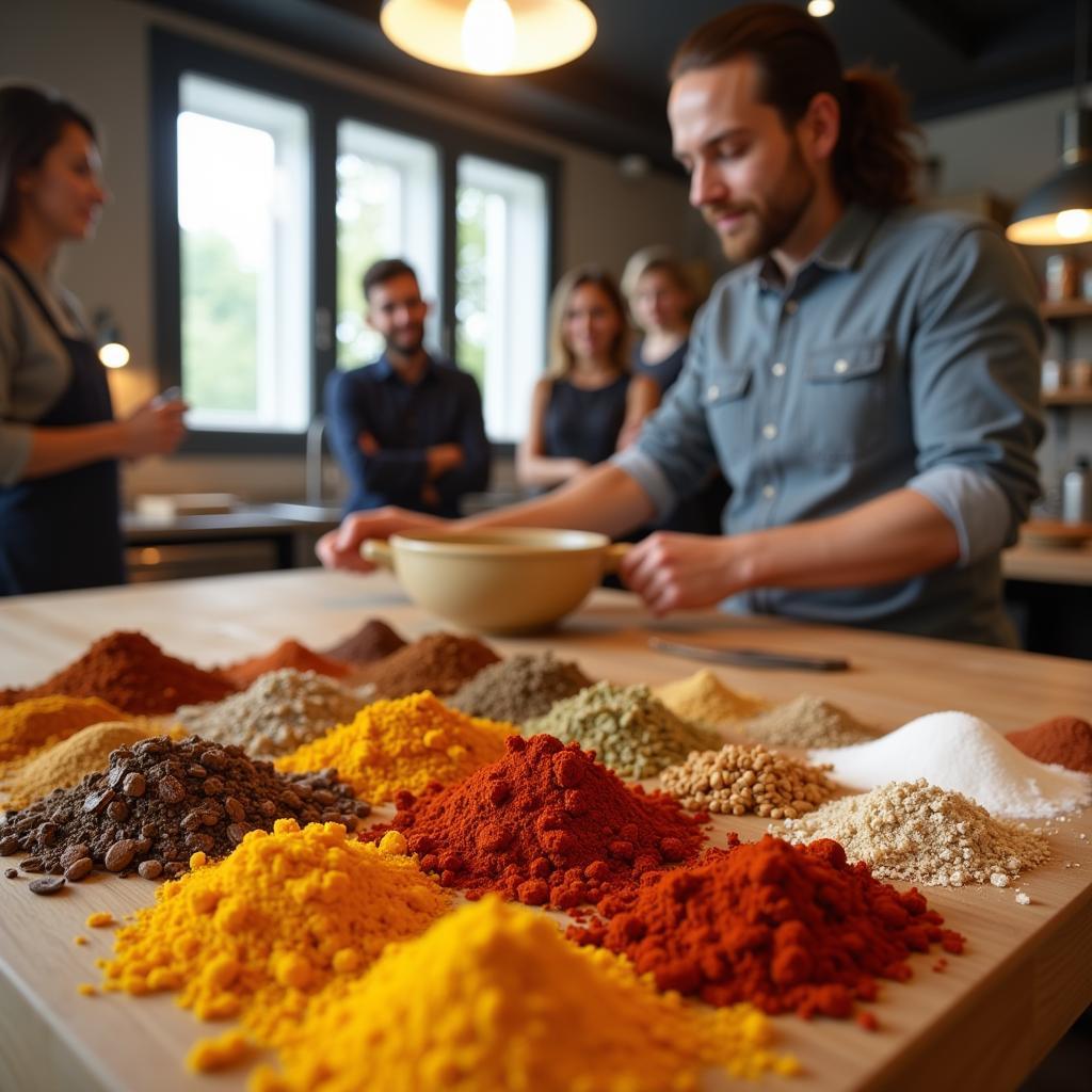 Aromatic Indian Spices in a NYC Cooking Class