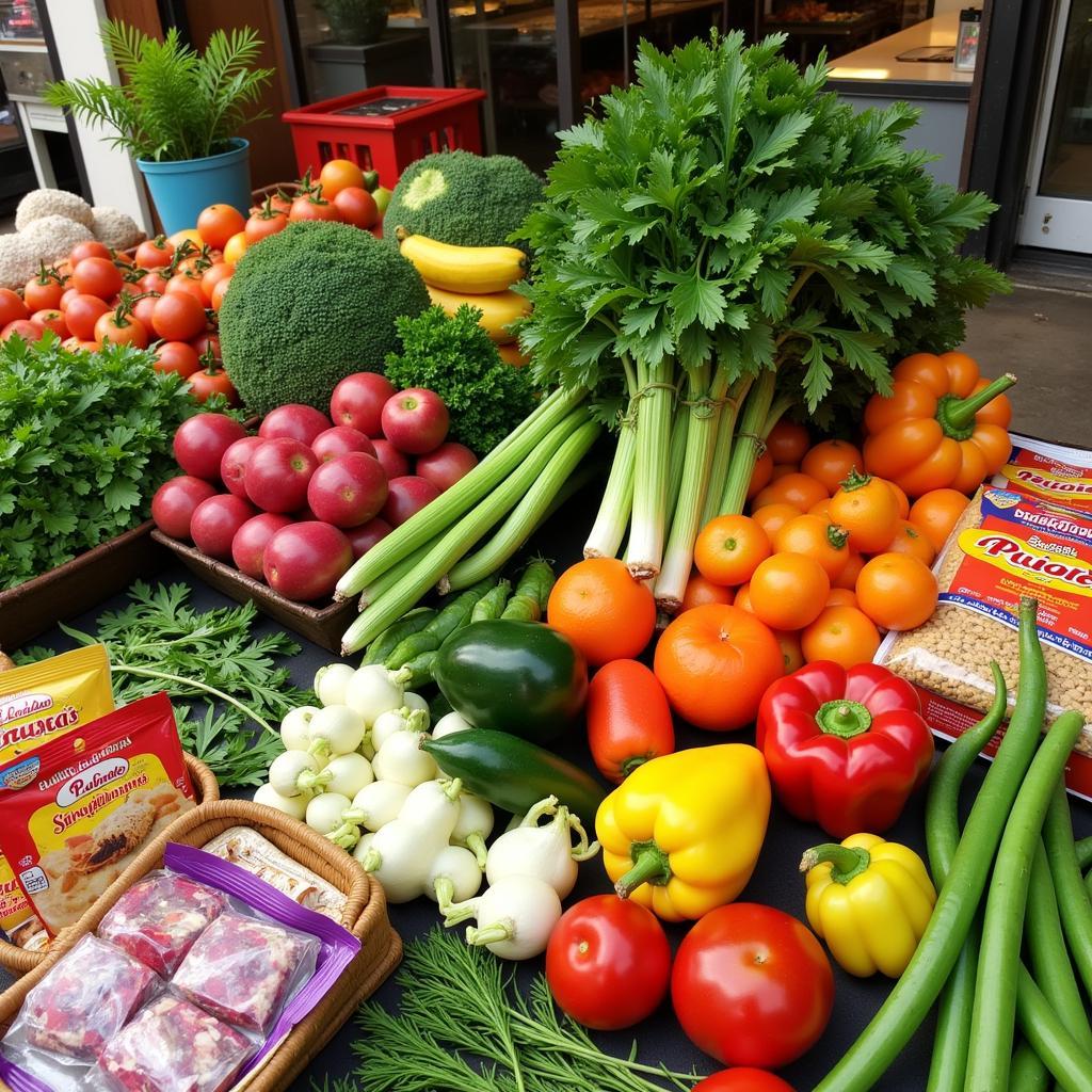 Fresh Produce and Snacks Section