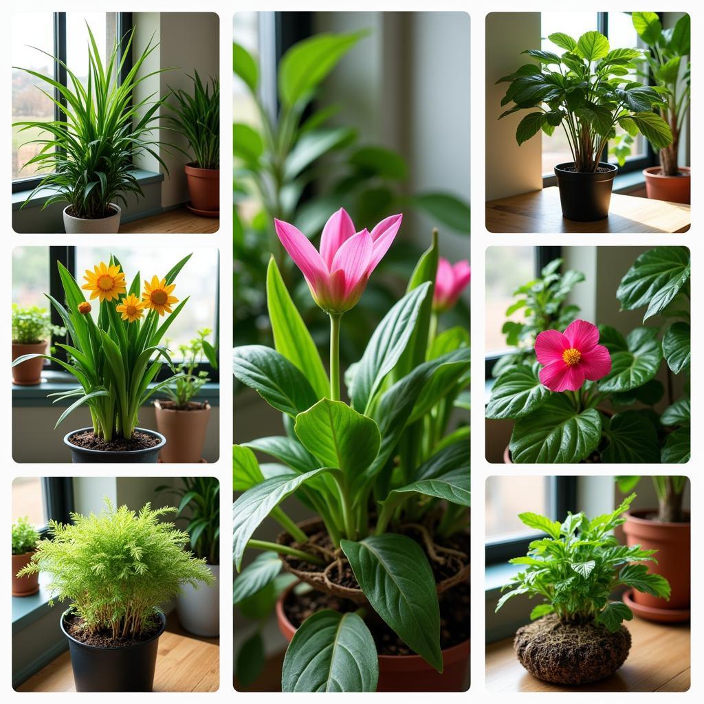 Indoor Plants Thriving on Homemade Food