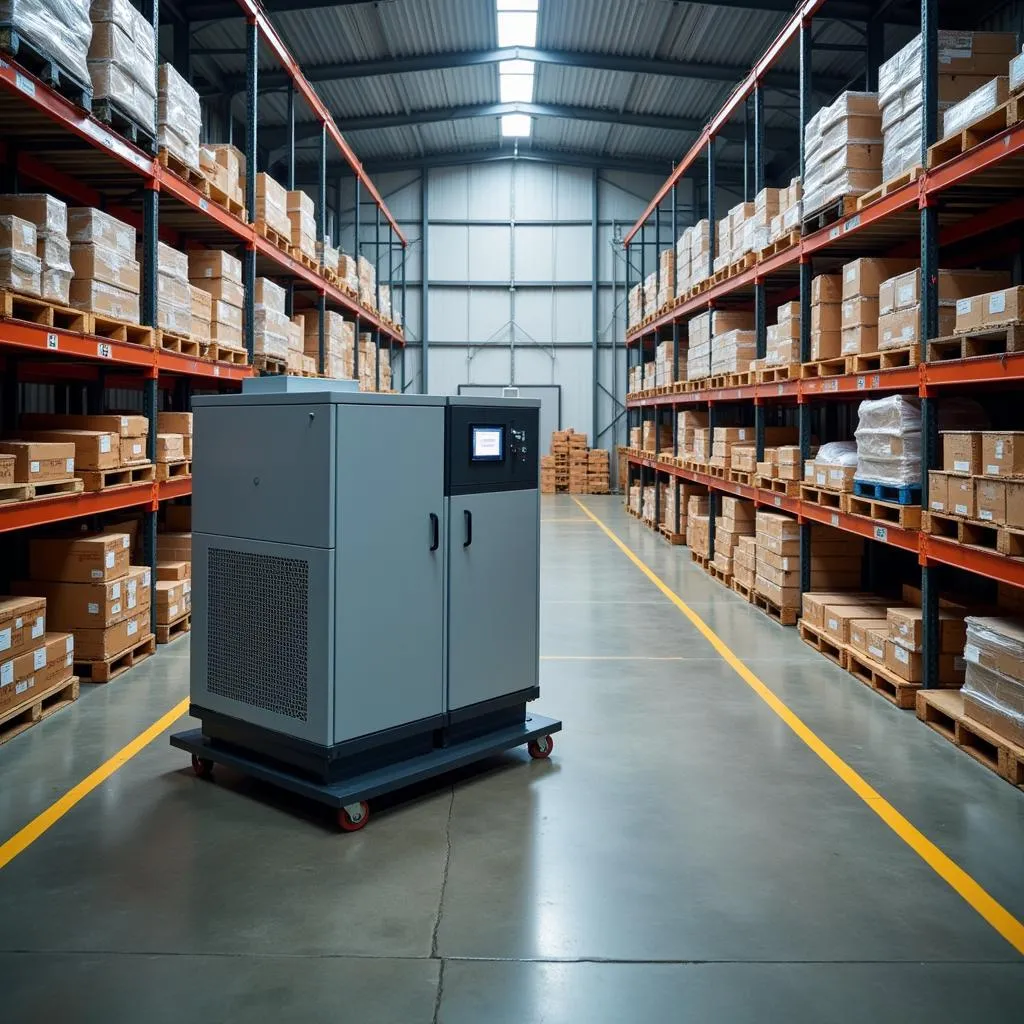 Industrial Dehumidifier in Food Storage