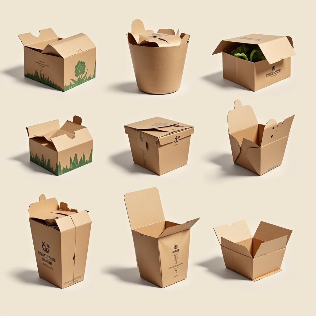 Innovative and sustainable paper food packaging designs