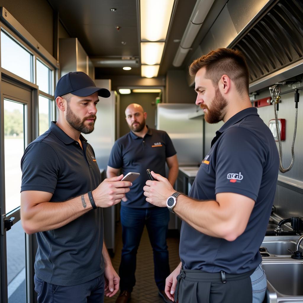 Inspecting a Used Food Truck