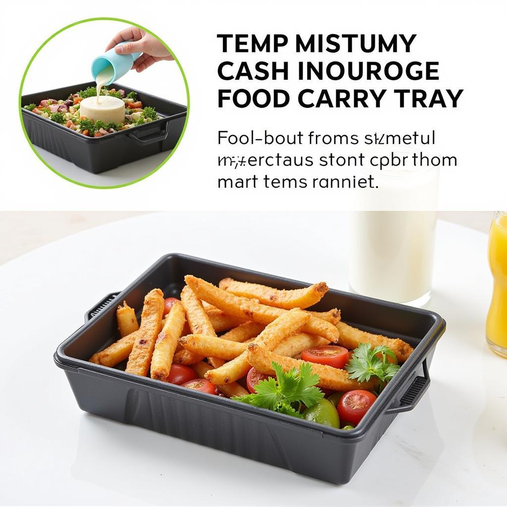 Insulated Food Carry Tray