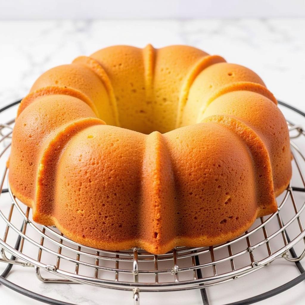 Cooling Angel Food Cake