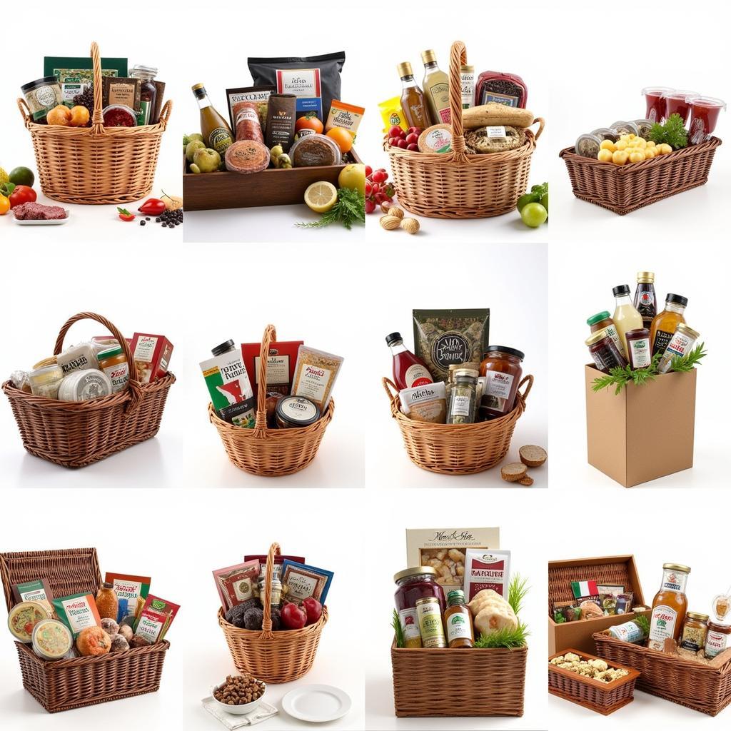 A Selection of Italian Food Baskets