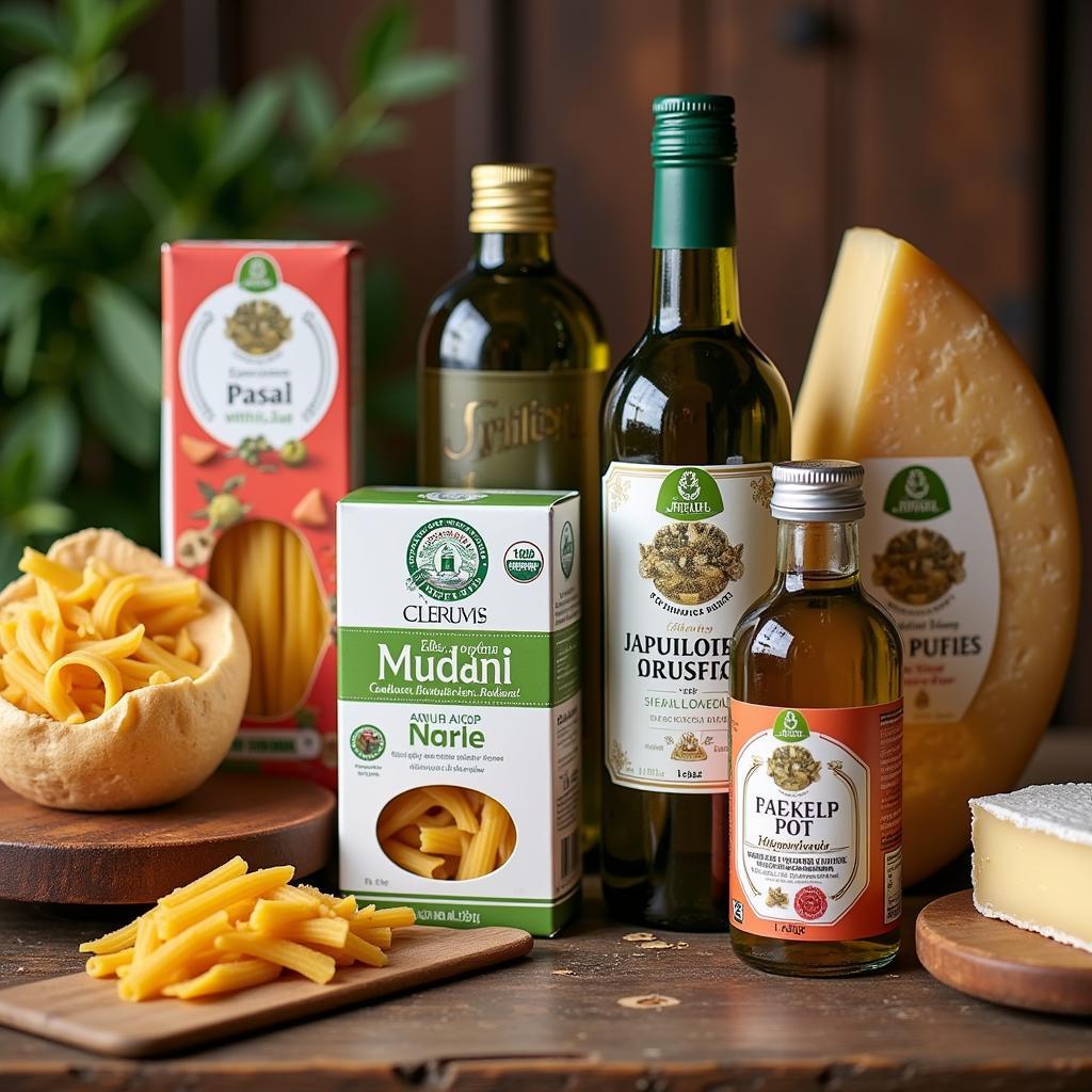 Italian Food Products Displaying DOP and IGP Labels