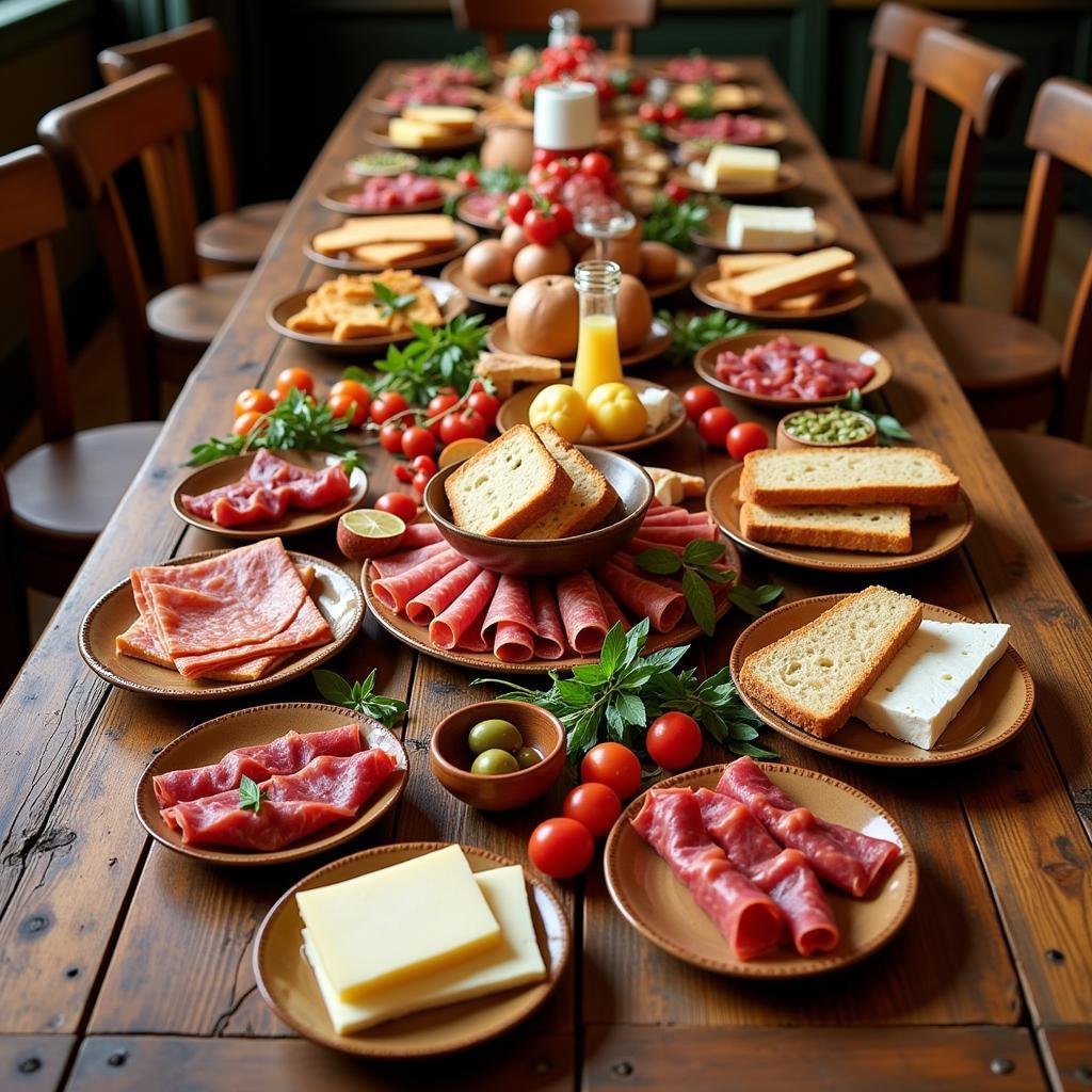 Italian Wedding Feast Antipasti Spread