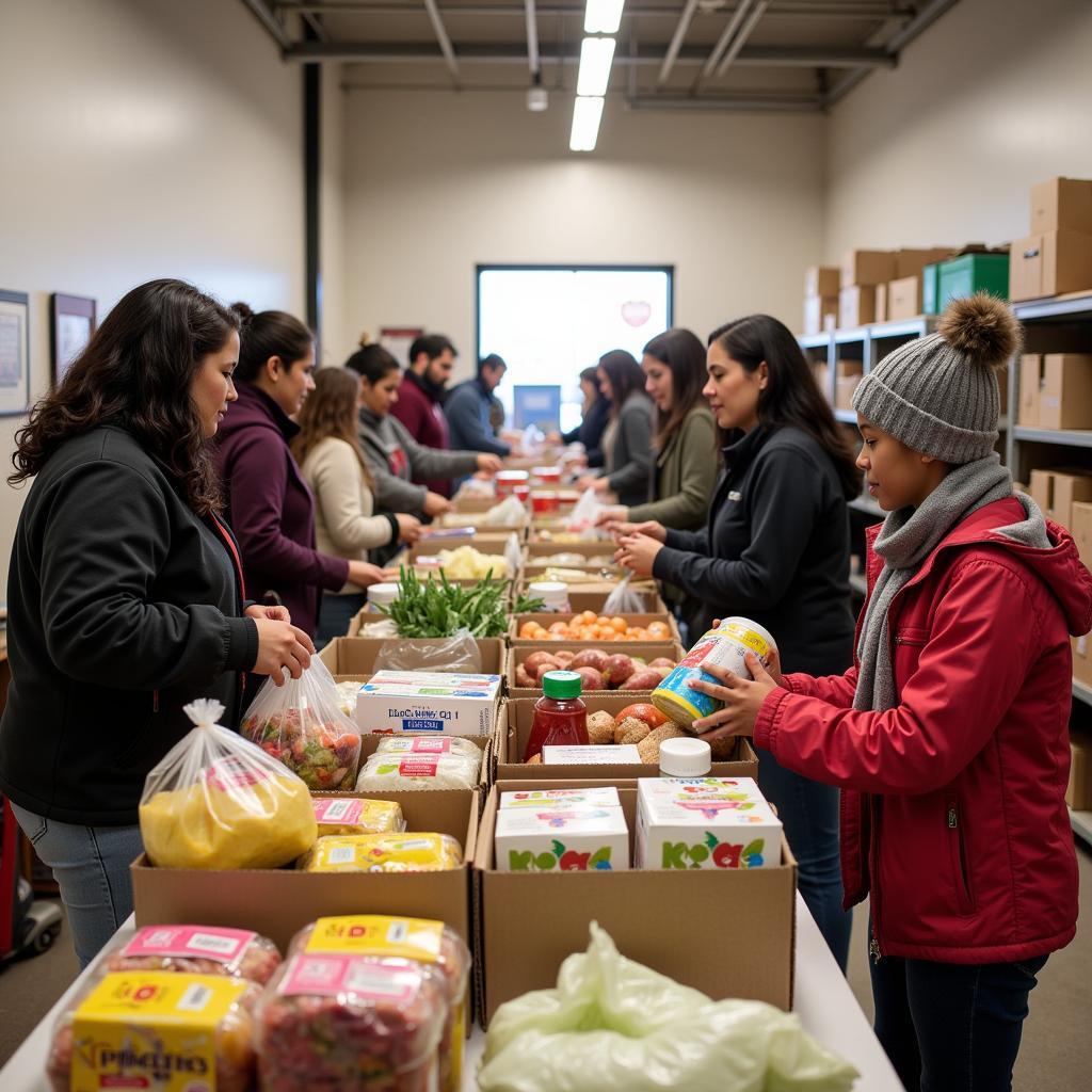 Food Distribution at a Jackson Food Pantry