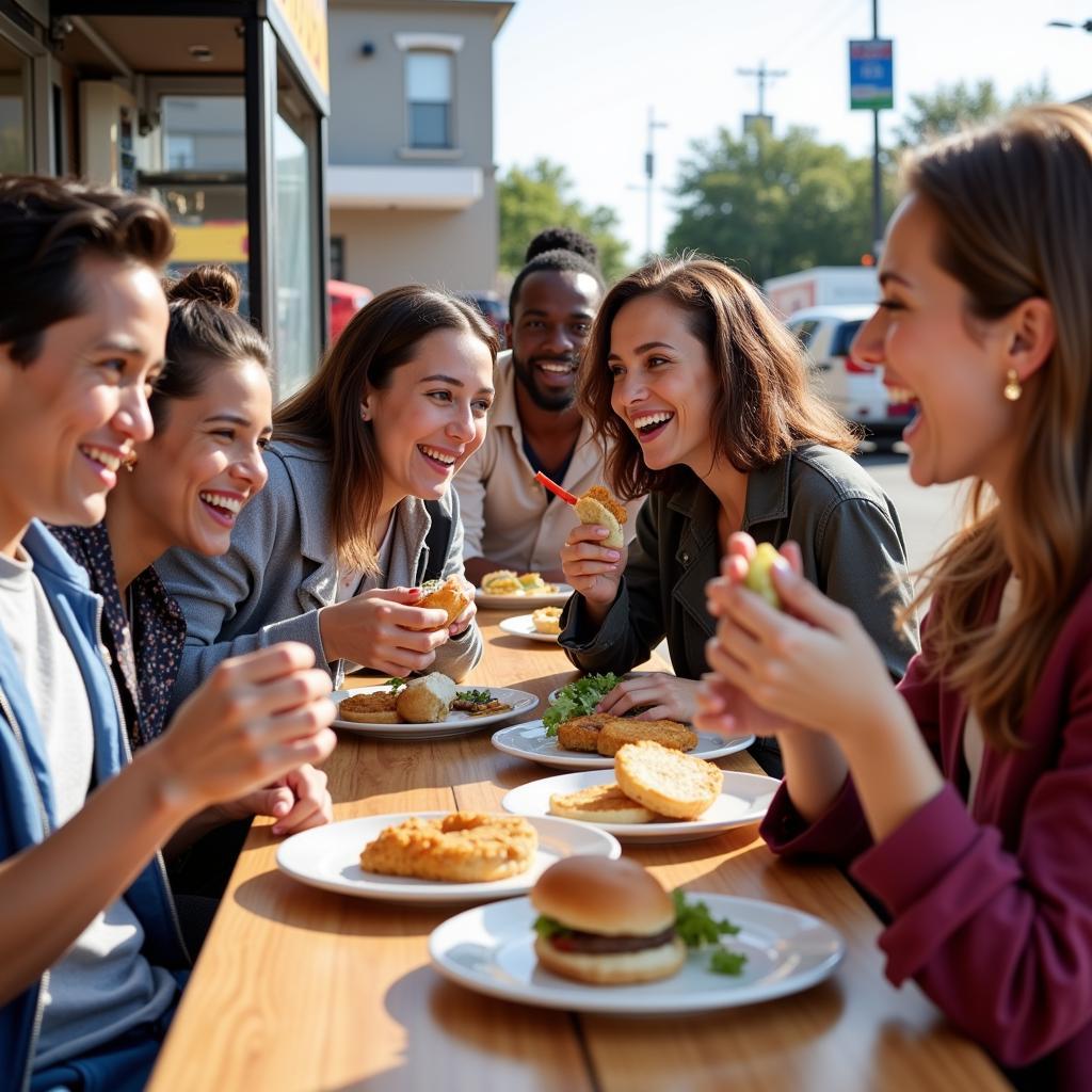 Happy Customers at Jason's Lunchbox