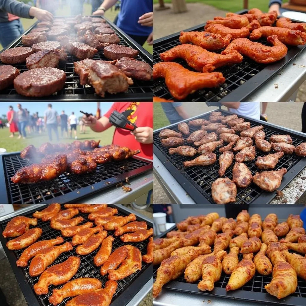 Jerk Suya vendors at the Jerk Suya &amp;amp; Plantain Food Festival in Atlanta