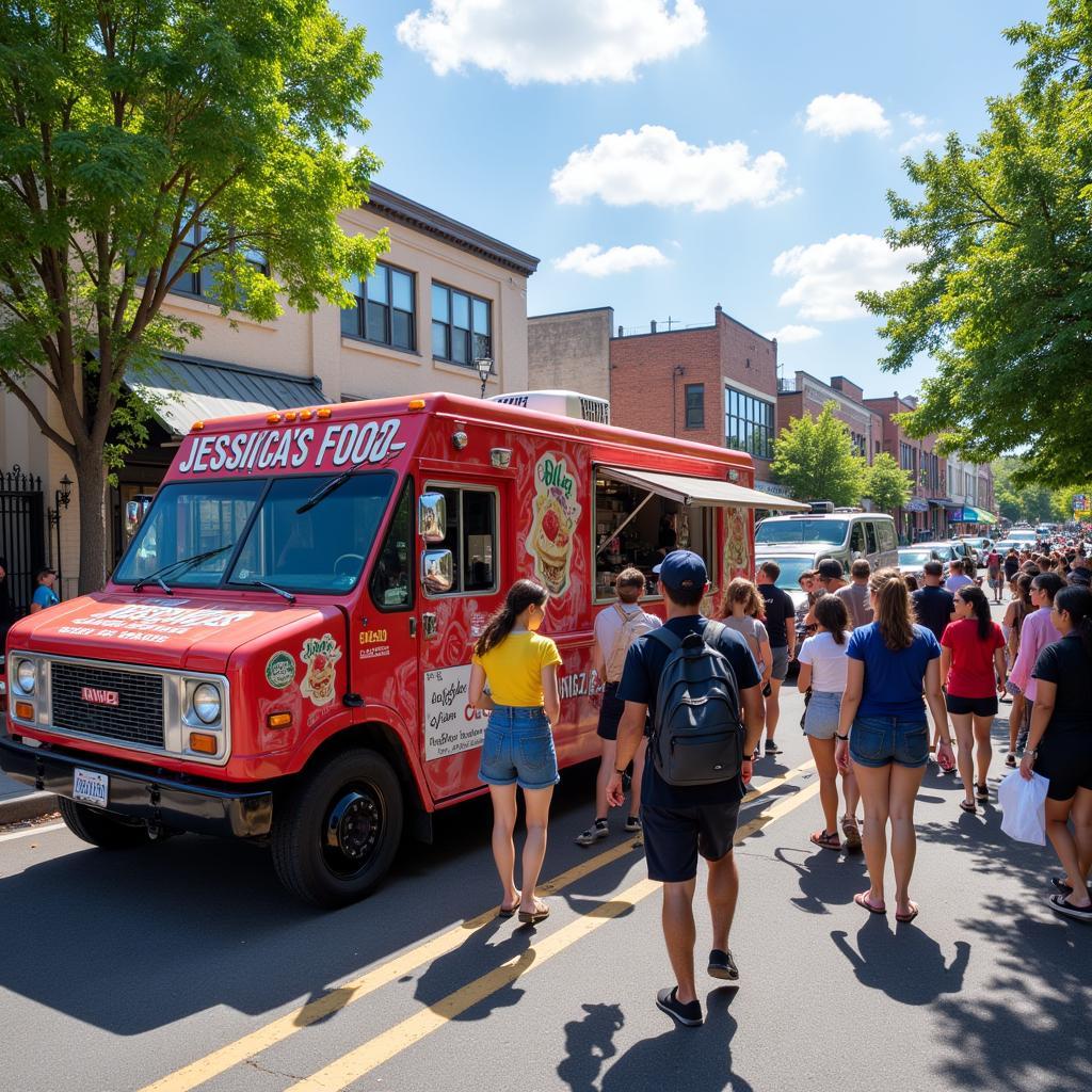 Jessica's Food Truck at a Local Event