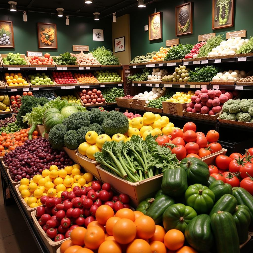 Just Local Food Co-op Produce Section