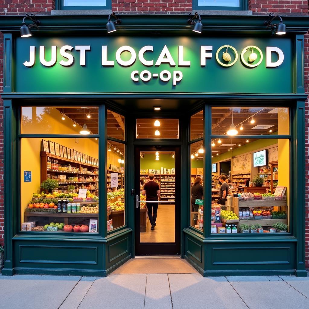 Just Local Food Co-op Storefront